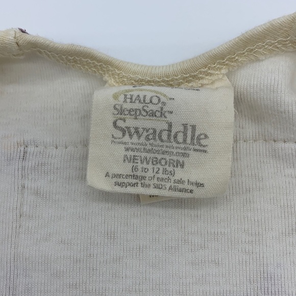 HALO Organic Cotton SleepSack Adjustable Swaddle Newborn 6-12 Lbs - Picture 4 of 10